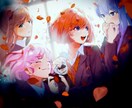 女性キャラ(女子高生~大人)イラスト描きます 厚塗りアニメ調のイラスト作成します イメージ1