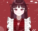 表情差分9種付き！着物メイド女の子販売いたします 【値下げ】最短即日納品！すぐにご使用いただけます イメージ6