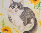 あなたの大切なわんちゃん猫ちゃんかわいく描きます 表情豊かに、優しくあたたかい雰囲気で描きます☺️ イメージ2