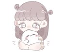 SNS等のアイコン描きます ゆる〜く！かわいく！お手軽なお値段で！ イメージ1