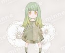 商用利用可!アンティーク風イラストを販売しています おしゃれ・可愛いイラスト/ドールガール イメージ3