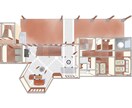 立体間取り図｜民泊の家具付き図を魅力的にします 一級建築士による手書きイラストで差別化を イメージ3