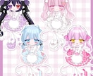 簡単ご依頼！メイドデフォルメイラストかきます オーダーシート＆容姿の分かる画像の２点提出 イメージ5