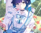 SNS・配信・創作活動向けの一枚絵イラスト描きます キャラクターの魅力を丁寧に描き込み世界観のある一枚に イメージ2