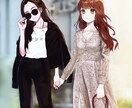 デジタルでオリジナルのイラストを描きます 可愛らしい女の子から美しい女の子、男の子も描きます！！！ イメージ2