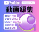 2名様限定／YouTube動画の編集をいたします 『編集、面倒だな…』その心の声、全部引き受けます！ イメージ1