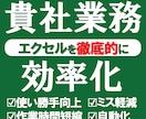 貴社の煩雑なExcelを業務に合わせて効率化します 入力･確認･ミス修正など稼働時間を削減し生産性を上げましょう イメージ1