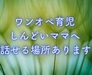 ワンオペ育児でしんどいママへ/優しくお話し聞きます イライラ、モヤモヤ、ひとりで抱えないで話してくださいね。 イメージ1