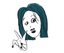 どんな美女もブサイクに!ブサかわ似顔絵作成します SNSアイコンなどにおすすめ! イメージ2