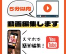 5分以内のシンプル動画編集いたします 5分以内のシンプル動画編集いたします イメージ1