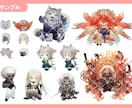 商用OK！かわいいデフォルメキャラを制作いたします 人や人外、動物もお任せください！ イメージ7