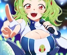 キャラクターやテーマに合わせてイラスト作成します アニメ画昭和風ｶｰﾄｩｰﾝ風色々描きます イメージ5