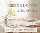 自然で伝わりやすい文章に整えます ブログ記事・AI下書き・案内文の文章修正に対応 イメージ1
