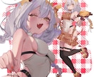 イラストを描きます SNSや動画配信サムネにグッズなどにも！ イメージ3