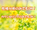 臨床心理士が「性格分析＋カウンセリング」します 人間関係、将来が不安……あなたの性格に沿った解決策を考えます イメージ2