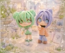 粘土で、ミニチュアフィギュア人形制作します 約10cm、3等身位の小さなドールです イメージ1