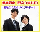 新卒限定！あなたを3ヶ月間丸ごと徹底サポートします 経験豊富なキャリアコンサルタントが、新卒のあなたを徹底支援！ イメージ1