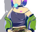 ポップでかわいいイラストを作成いたします グッズや広告など幅広いジャンルで活躍できる絵柄です！ イメージ7