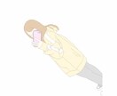 お洒落な線画イラスト描きます フルーツカラーのおしゃれ線画ならお任せあれ！ イメージ3