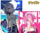 歌ってみたサムネイル/活動用　イラスト製作致します 歌ってみた/活動用/動画用に　可愛い女の子描きます！ イメージ2