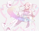 企業実績有！お好きなイラストお描きします Vtuber立ち絵、一枚絵、歌ってみたイラスト、など✧*。 イメージ8