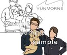 オシャレなイラスト（線画）をお描きします お気に入りの画像を素敵なイラストにしてみませんか？ イメージ2