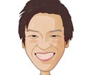 特徴を捉えた分かりやすい似顔絵を描きます あなたの素敵な笑顔をイメージ！ イメージ1