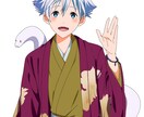 アニメーションミケで使用できるイラスト描きます 配信で口パクや目パチが出来るイラスト描きます イメージ6