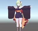 3Dモデルの衣装・小道具類を制作します Vtuber・VRC等で使用できる3D衣装・小道具類の制作 イメージ4