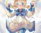 どこか懐かしくかわいい空気感あるイラスト描きます お誕生日絵、印刷物、動画、グラフィックに 【リテイク無制限】 イメージ3