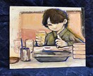 小さめのキャンパスアート作成いたします 世界に1枚、あなただけの作品を郵送にてお届け致します！ イメージ2