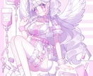 とにかくかわいい.ᐟ女の子イラスト描きます あなたの ⁺˖⟡ときめき⟡˖⁺ をかたちに‎ ♡ˎˊ˗ イメージ3