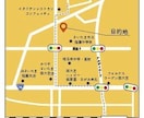 目的地に辿りつける地図作成します 店舗案内・イベント・チラシ用にも最適！ イメージ7