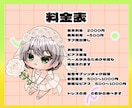 かわいいウェディングイラスト描きます 6月に間に合う♬使いやすいデフォルメキャラです イメージ2