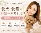 愛犬・愛猫のお悩み相談お聞きします 一人で悩まず、お気軽にご相談ください イメージ1