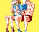 ポップで可愛いイラスト描きます 少年からお兄さんキャラはお任せください！ イメージ2