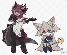 男女人外OK｜Live2Dモデルを一括制作します 初心者の方でも導入までサポートいたします！ イメージ4