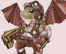 スチームパンクなアイコン作成します スチームパンクのイラスト作成します！ イメージ2