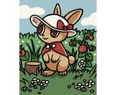 ポップな動物イラスト描きます ポップでカワイイ、目を引くイラストです！ イメージ5