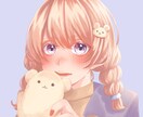 SNSに使えるアイコン制作いたします 等身×ミニキャラもOK.アイコン映えイラスト.彩度低め イメージ2