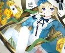 かわいいイラスト描きます ブラシのタッチが残った厚塗り風のイラストを製作します！ イメージ1