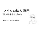 マイクロ法人の法人税申告をお手伝いします 税理士／独立開業16年・マイクロ法人専門 イメージ1