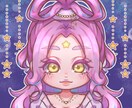 ちびキャラ風アイコンイラストを描きます 可愛いらしいSNSアイコンをお求めの方へ! イメージ4