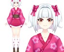 Vtuber向けLive2Dモデル制作します 商用利用可・キャラデザ～モデリングまで制作可 イメージ4