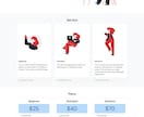 HTML/CSSコーディング作業の代行致します デザインが決まっていて、コーディングだけして欲しいという方 イメージ2
