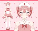 全工程込み！可愛いVtuberモデル制作致します キャラデザ・Live2D・修正無制限・著作権譲渡・全工程制作 イメージ4