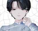 厚塗り 腰上イラスト描きます ハイコントラストで雰囲気のある作品が得意です イメージ4
