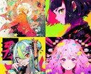 アイコン・動画用などイラスト全般お描きします アイコン、立ち絵、ゆるキャラ、漫画・アニメ風など選べます イメージ5