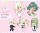 SDイラスト•ミニキャラ•SDキャラ可愛く描きます 【商用可】アイコンや配信者•Vtuberさんのグッズにも♪ イメージ7