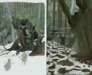 配信背景にも⭐︎絵本・癒し系のイラスト作成します 似顔絵、記念日、アイコン、挿絵、ヘッダーなど商用利用も可です イメージ6
